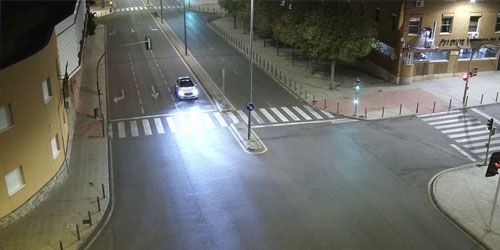 View of the crossroads in the suburbs -  Live Webcam , Spain Madrid