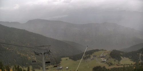 Funicular going down the mountain -  Live Webcam , Spain Barcelona
