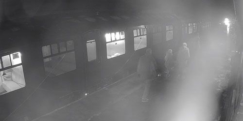 View of the railway platform -  live webcam , Yorkshire and the Humber Sheffield